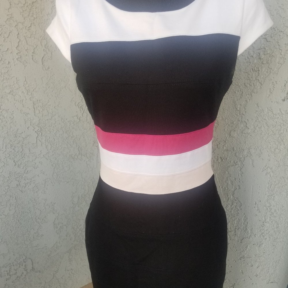 White House Black Market color-block dress